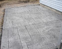 Regal ashlar stamped patio.